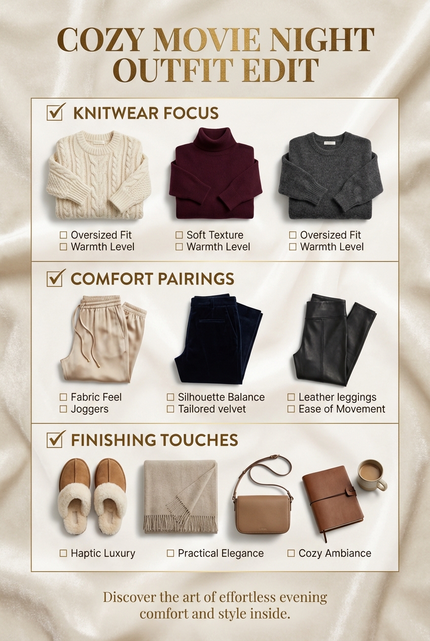 Cozy Movie Night Outfits With Oversized Sweaters - photo 5