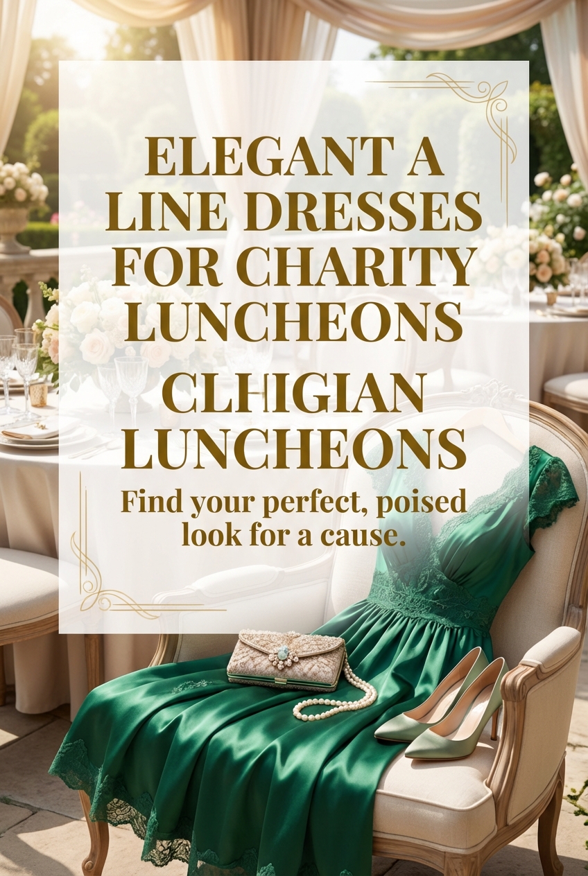 Elegant A Line Dresses For Charity Luncheons - photo 2