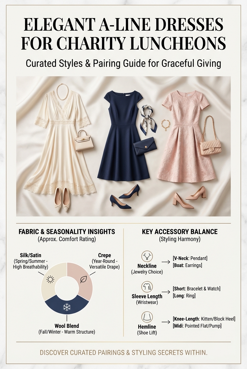 Elegant A Line Dresses For Charity Luncheons - photo 3
