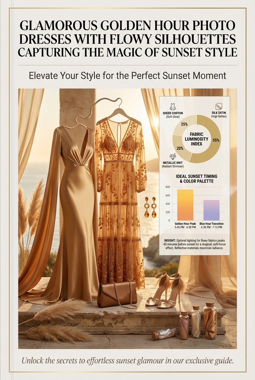 Glamorous Golden Hour Photo Dresses With Flowy Silhouettes Capturing The Magic Of Sunset Style - photo 3