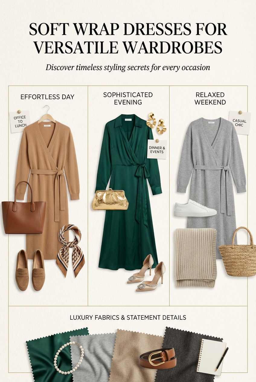 Soft Wrap Dresses For Versatile Wardrobes - photo 4