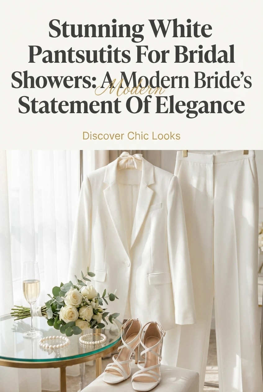 Stunning White Pantsuits For Bridal Showers A Modern Brides Statement Of Elegance - photo 2