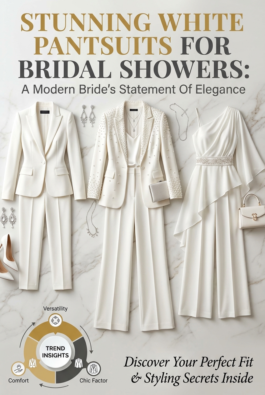 Stunning White Pantsuits For Bridal Showers A Modern Brides Statement Of Elegance - photo 3