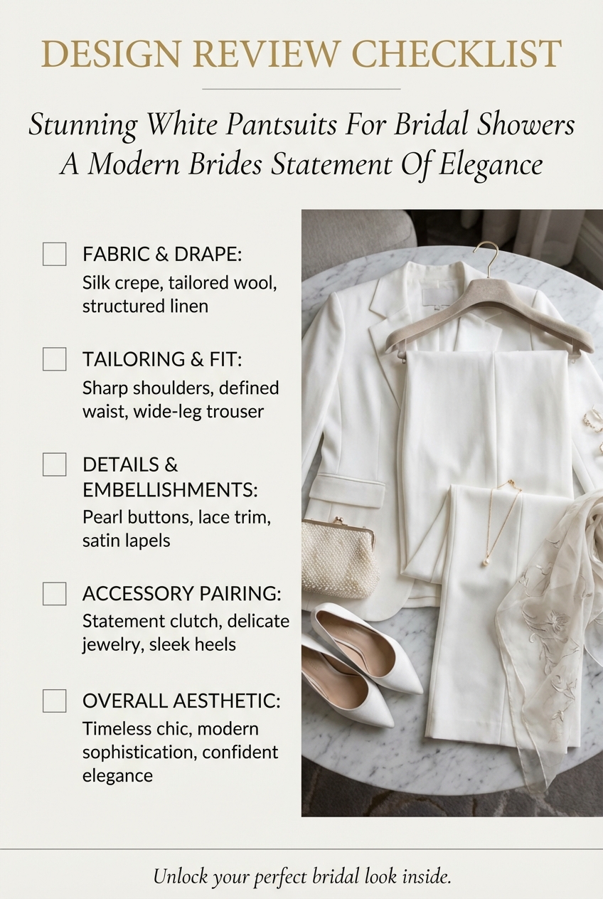 Stunning White Pantsuits For Bridal Showers A Modern Brides Statement Of Elegance - photo 5