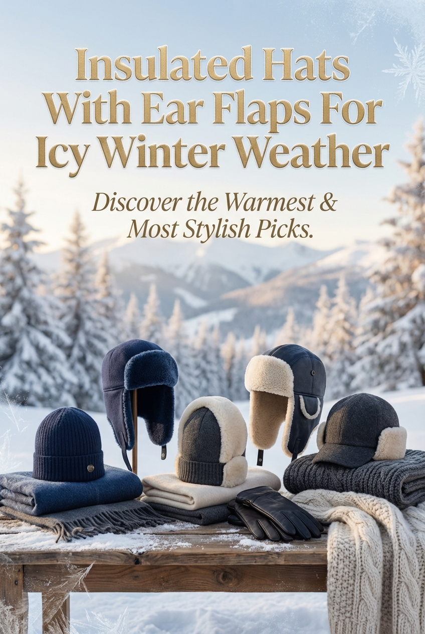 Insulated Hats With Ear Flaps For Icy Winter Weather - photo 2