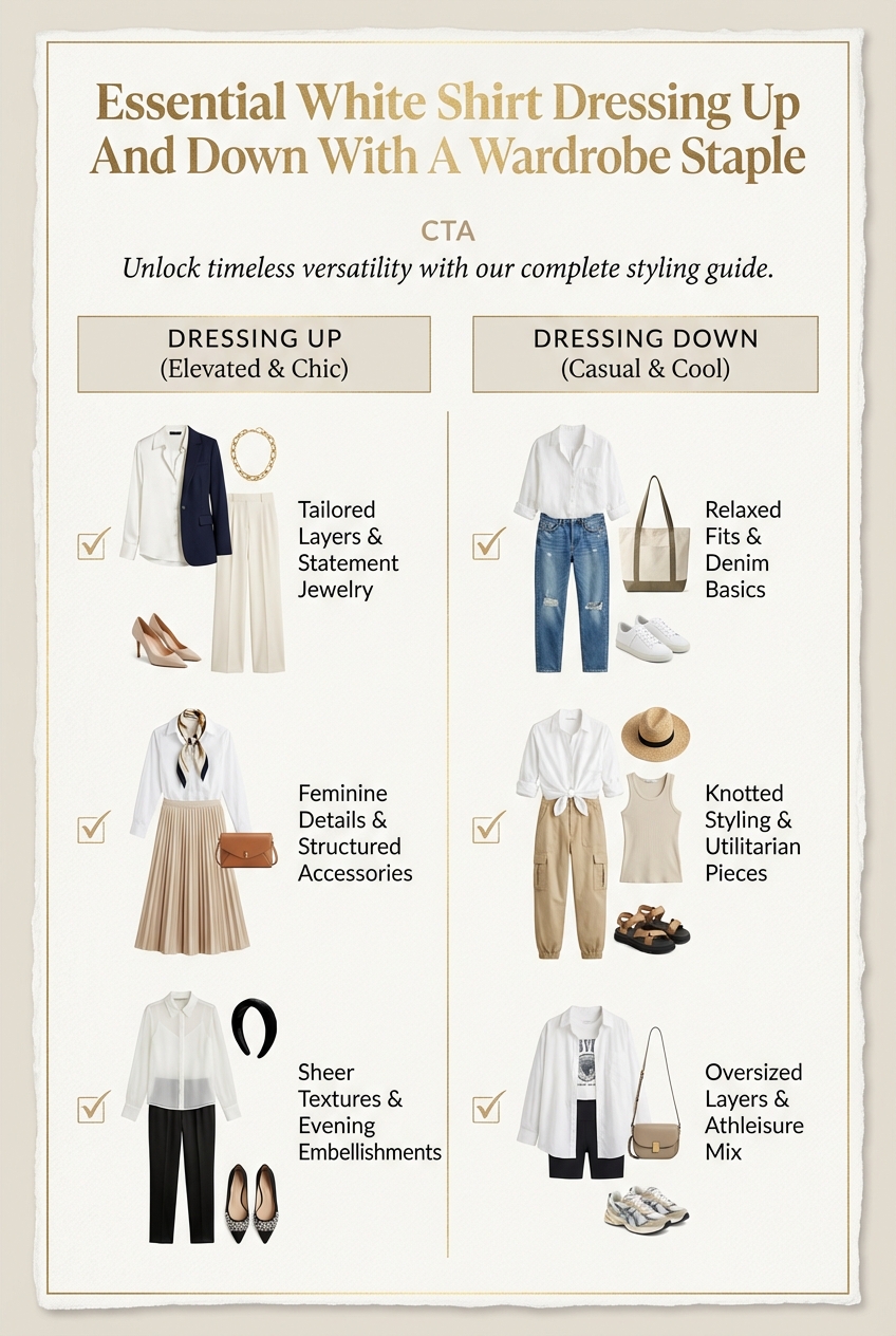 Essential White Shirt Dressing Up And Down With A Wardrobe Staple - photo 5