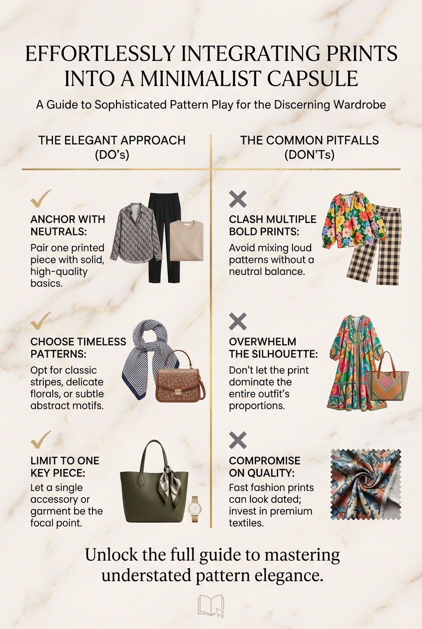 How To Incorporate Prints Into A Minimalist Capsule Wardrobe - photo 5