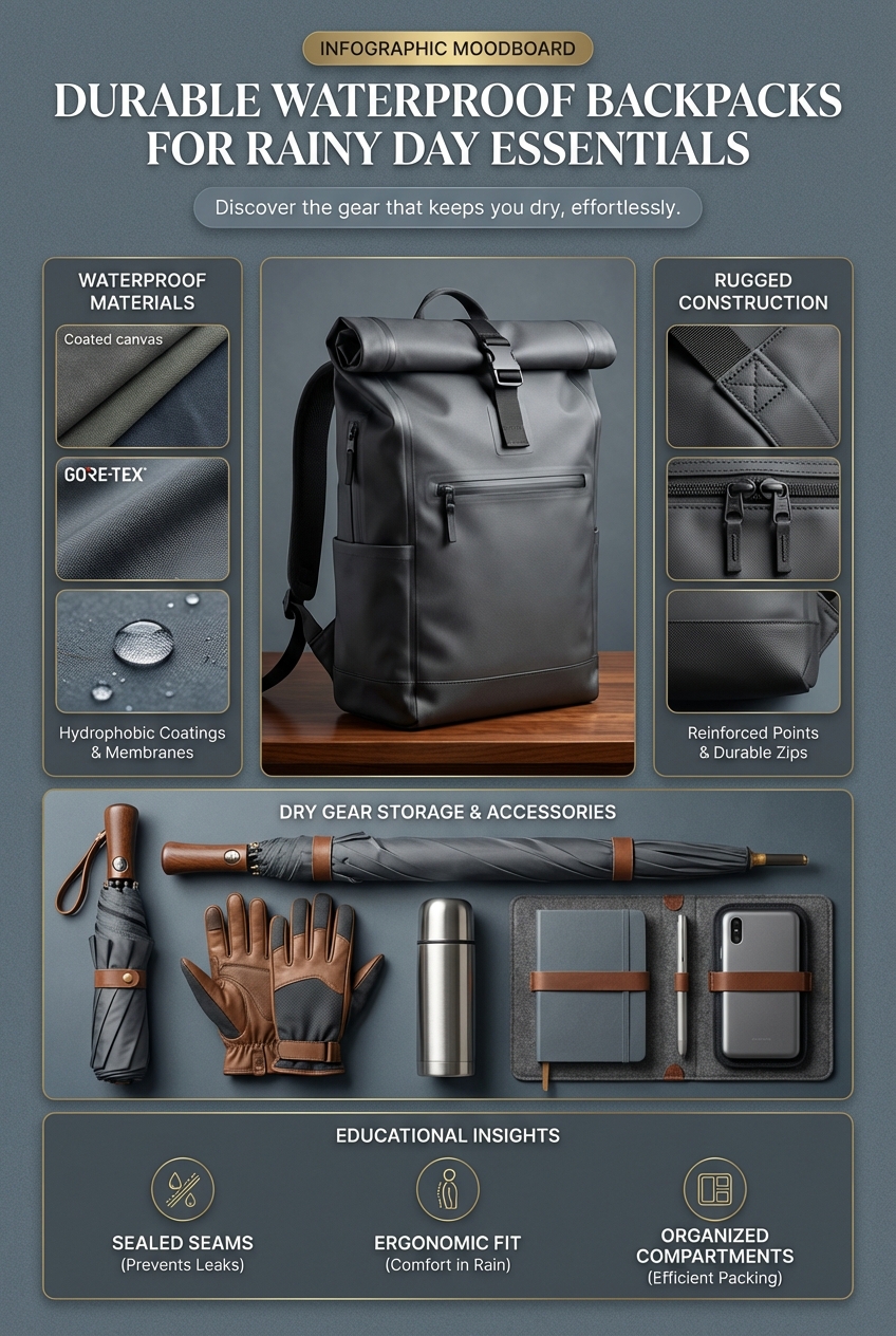 Durable Waterproof Backpacks For Rainy Day Essentials - photo 4