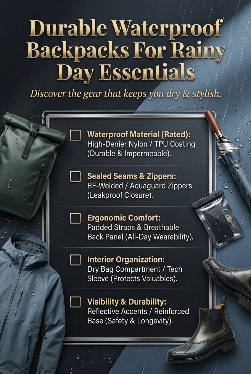 Durable Waterproof Backpacks For Rainy Day Essentials - photo 5