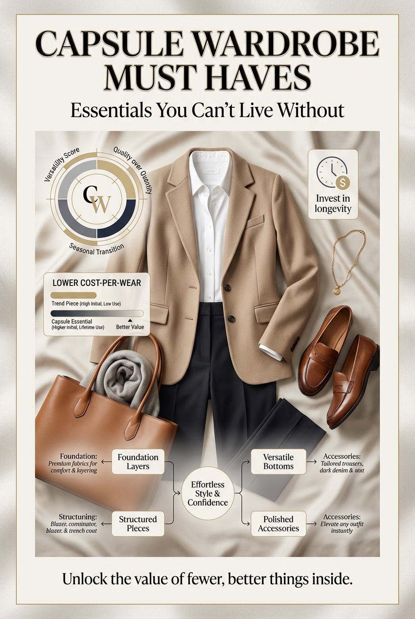 Capsule Wardrobe Must Haves Essentials You Cant Live Without - photo 3