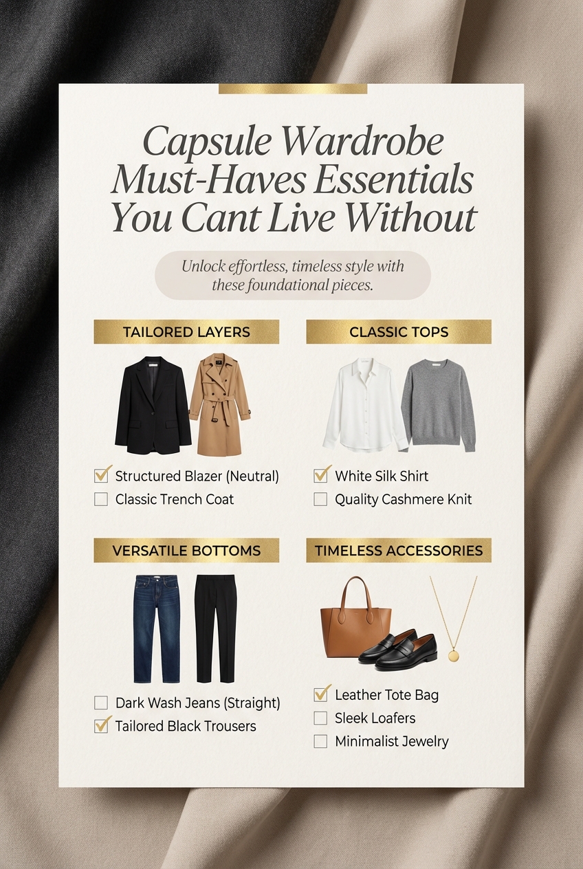 Capsule Wardrobe Must Haves Essentials You Cant Live Without - photo 5