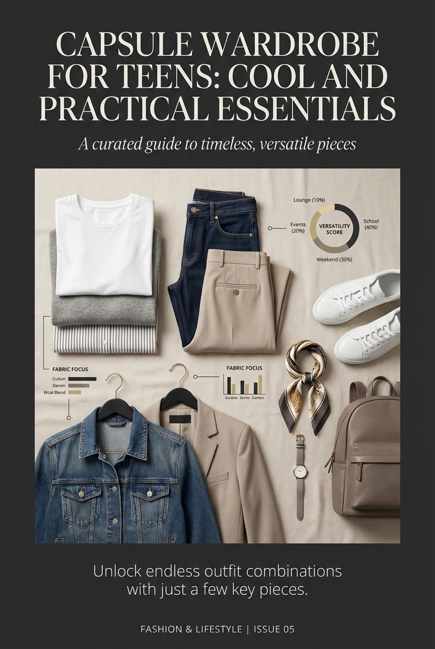 Capsule Wardrobe For Teens Cool And Practical Essentials - photo 3