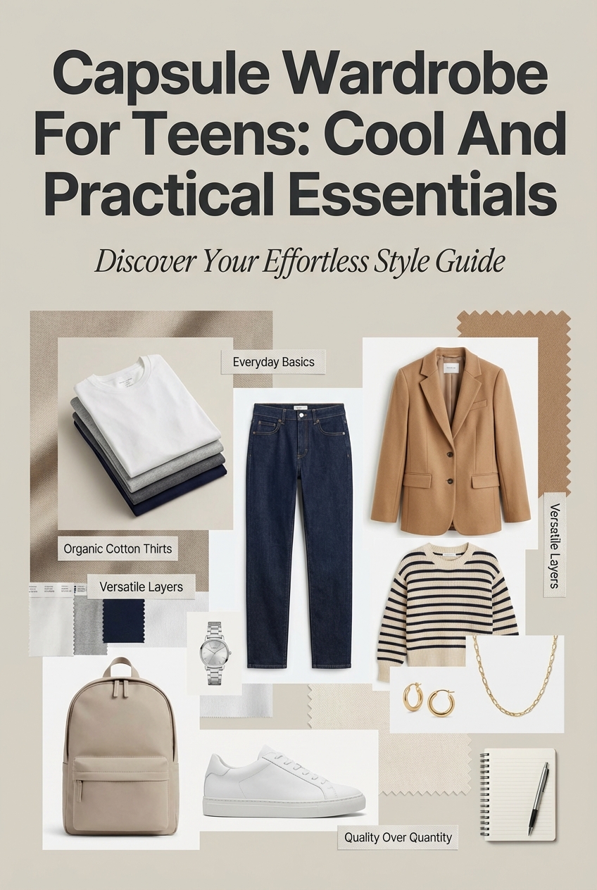 Capsule Wardrobe For Teens Cool And Practical Essentials - photo 4