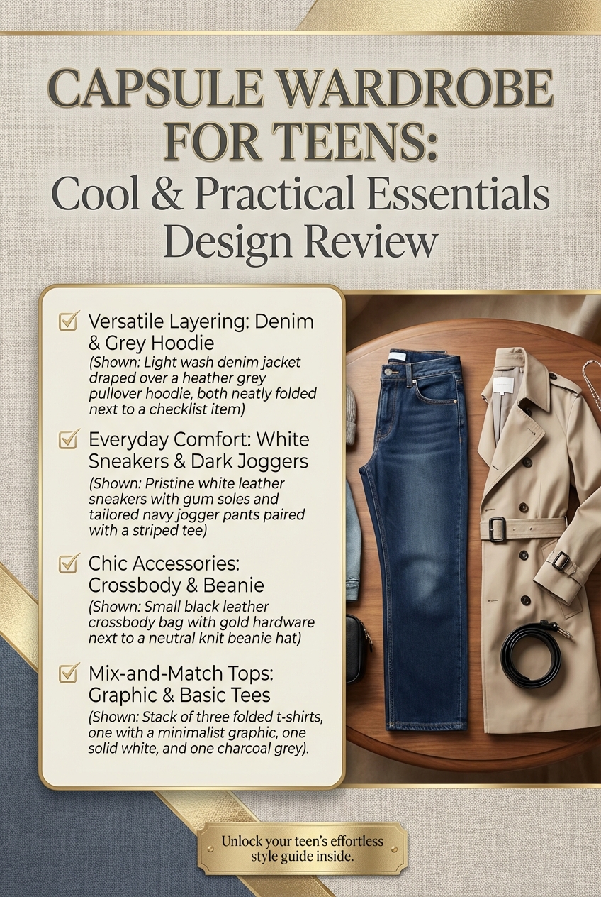 Capsule Wardrobe For Teens Cool And Practical Essentials - photo 5