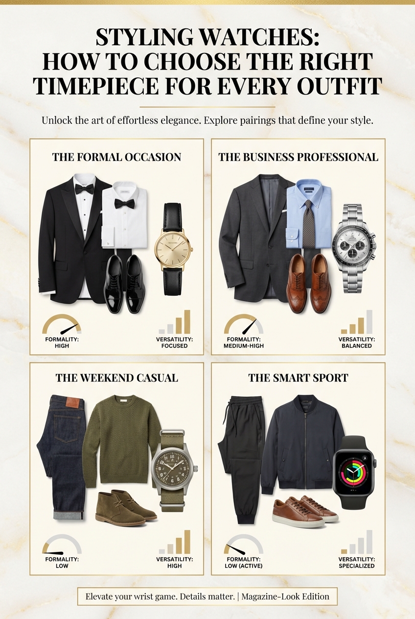 Styling Watches How To Choose The Right Timepiece For Every Outfit - photo 3