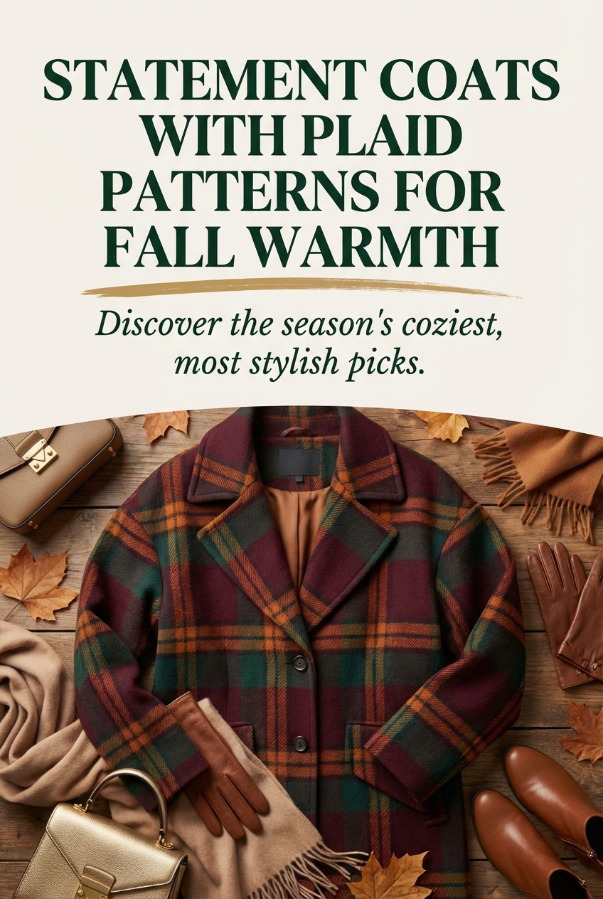 Statement Coats With Plaid Patterns For Fall Warmth - photo 2