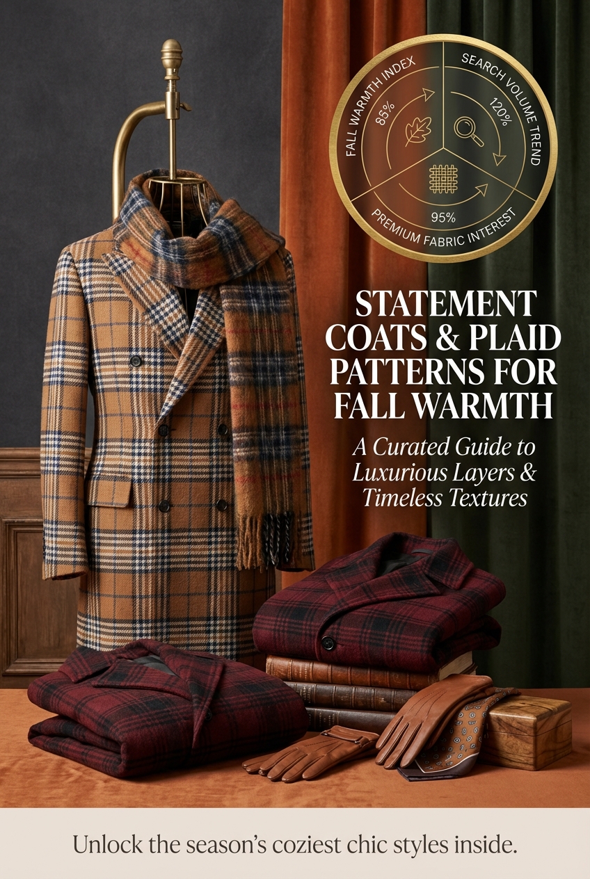Statement Coats With Plaid Patterns For Fall Warmth - photo 3
