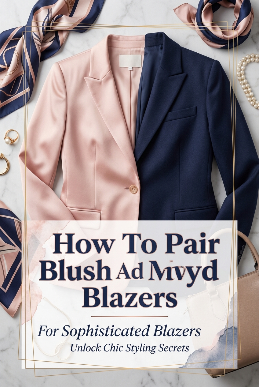 How To Pair Blush And Navy For Sophisticated Blazers - photo 2