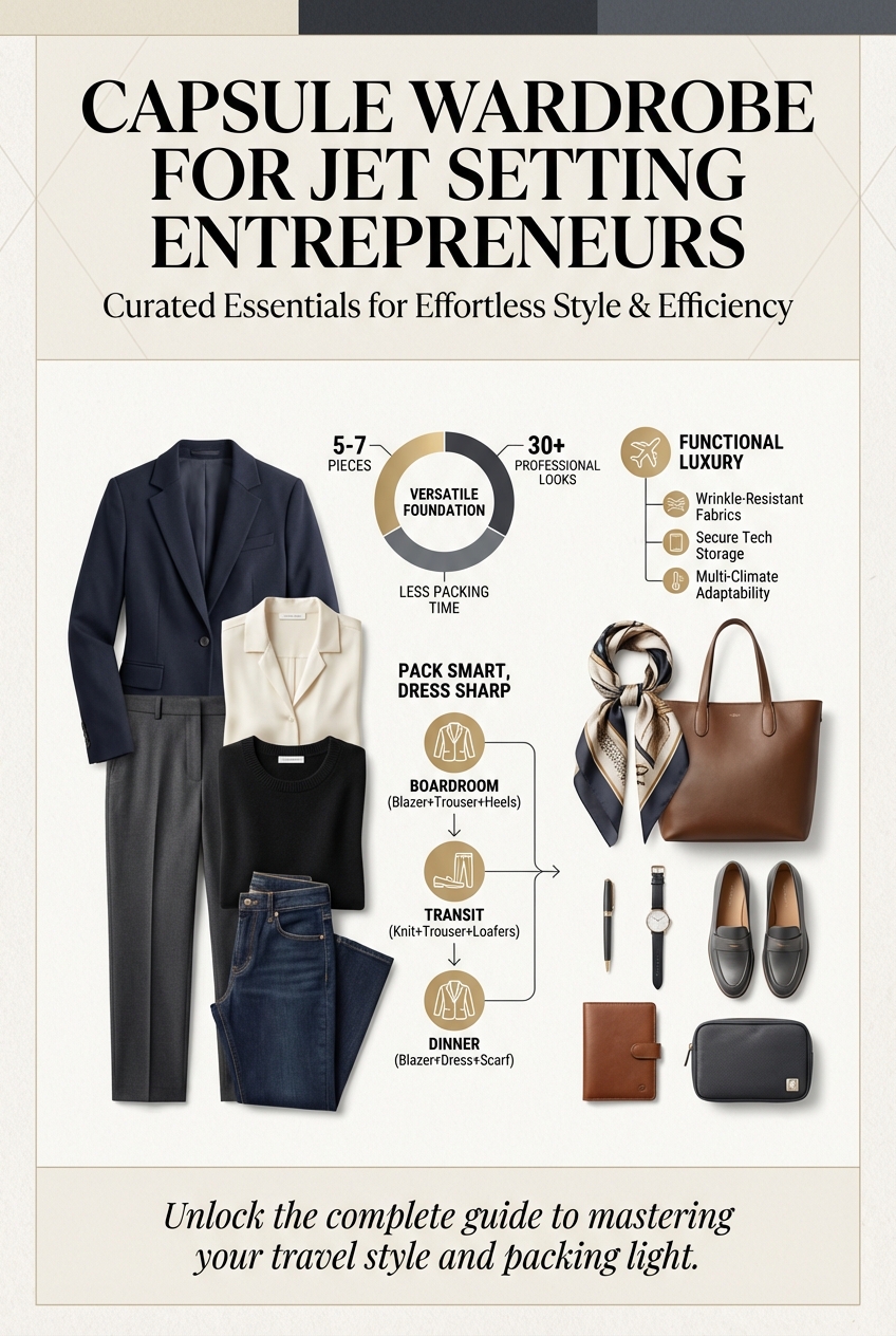 Capsule Wardrobe For Jet Setting Entrepreneurs - photo 3