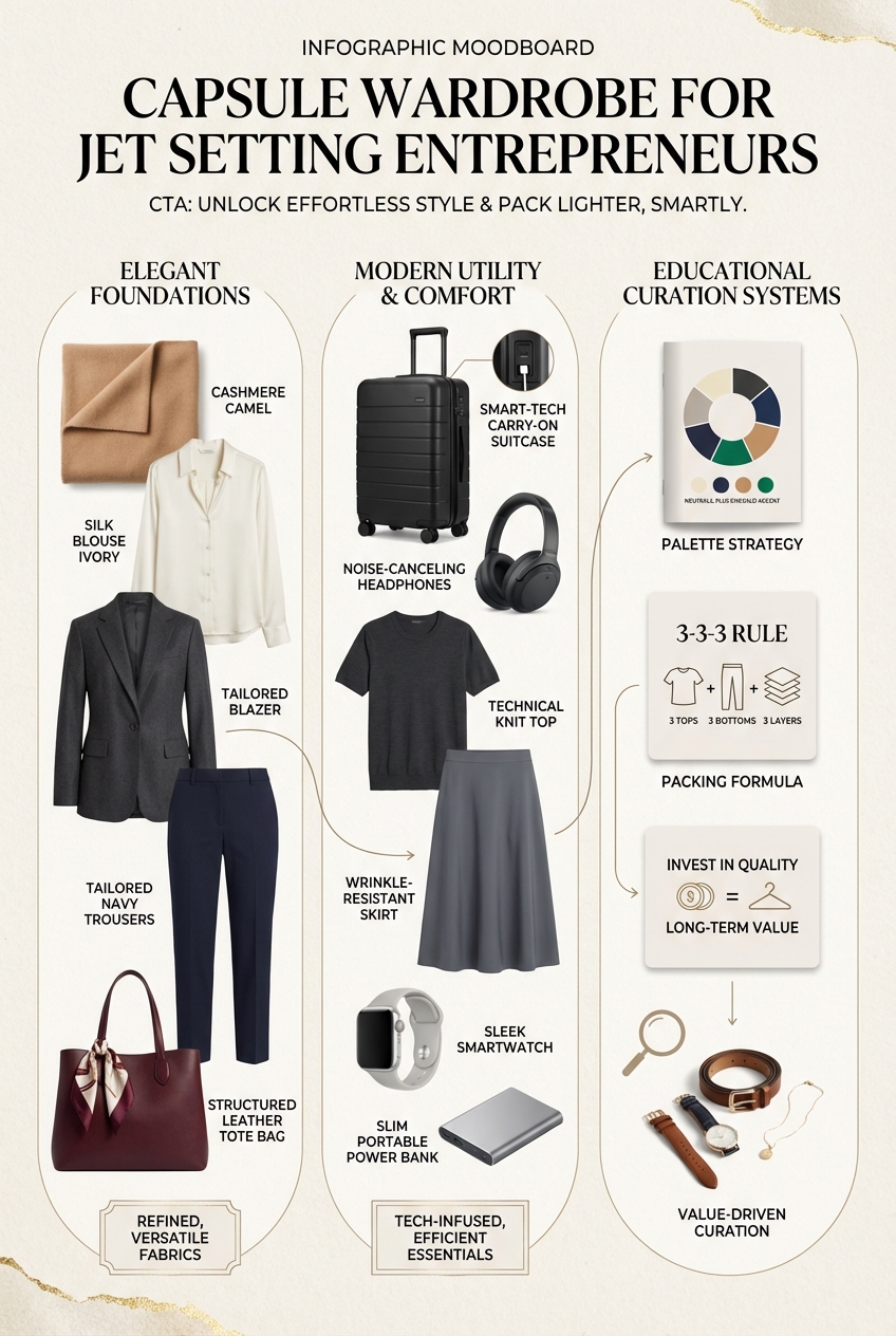 Capsule Wardrobe For Jet Setting Entrepreneurs - photo 4