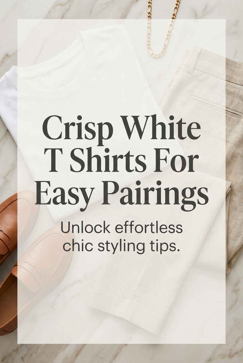 Crisp White T Shirts For Easy Pairings - photo 2