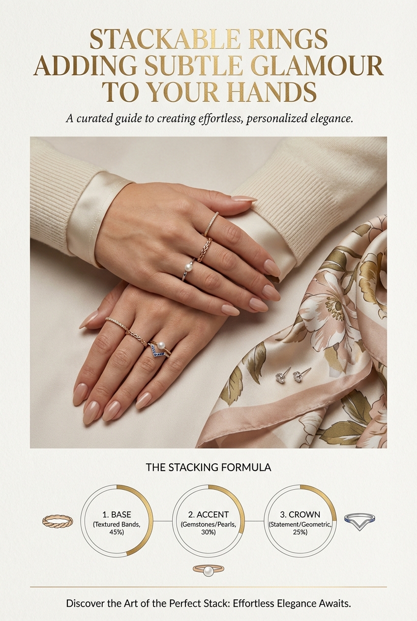 Stackable Rings Adding Subtle Glamour To Your Hands - photo 3