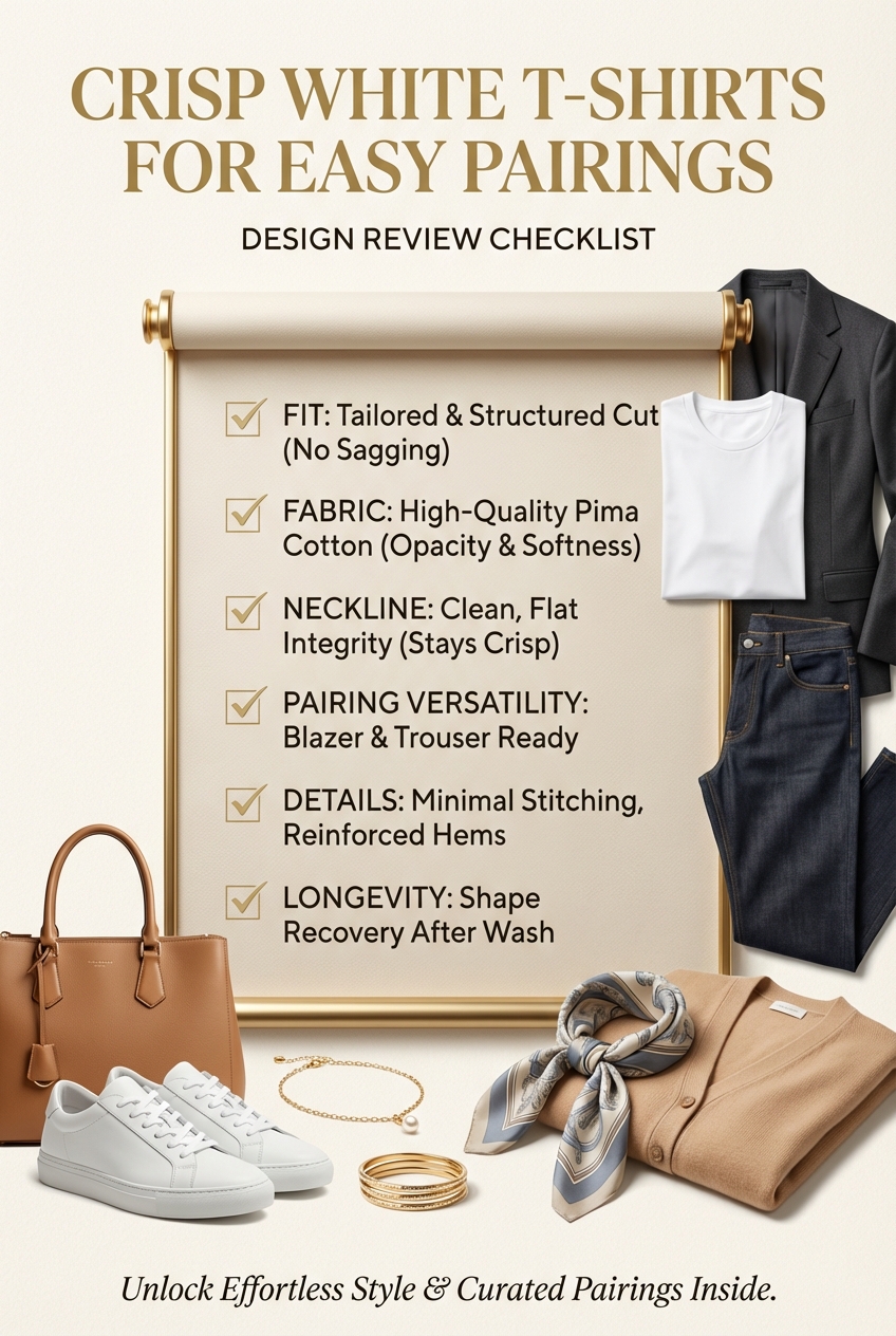 Crisp White T Shirts For Easy Pairings - photo 5