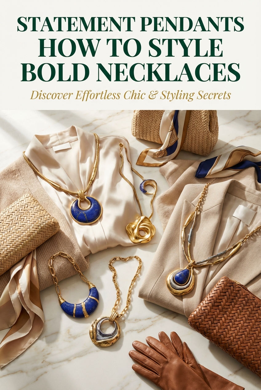 Statement Pendants How To Style Bold Necklaces - photo 2