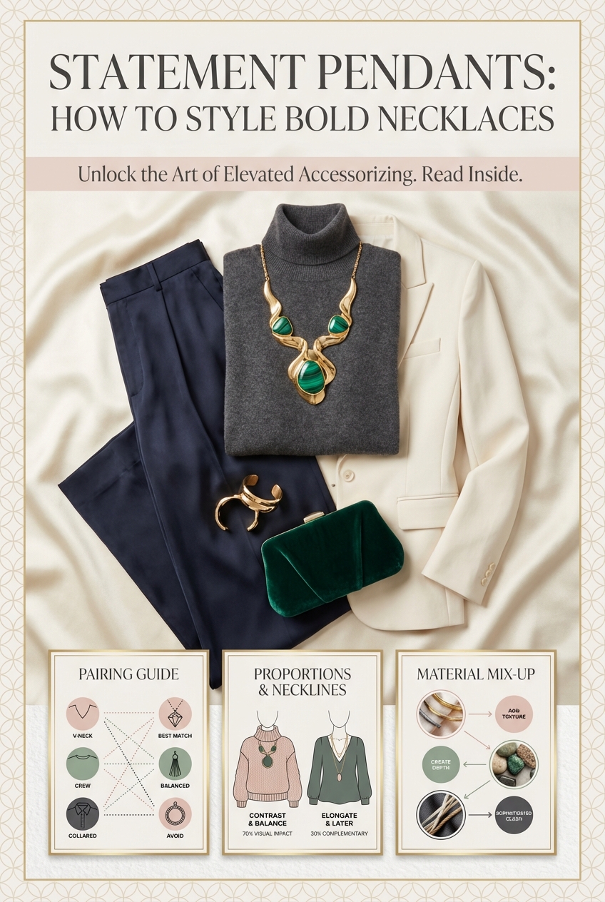 Statement Pendants How To Style Bold Necklaces - photo 3