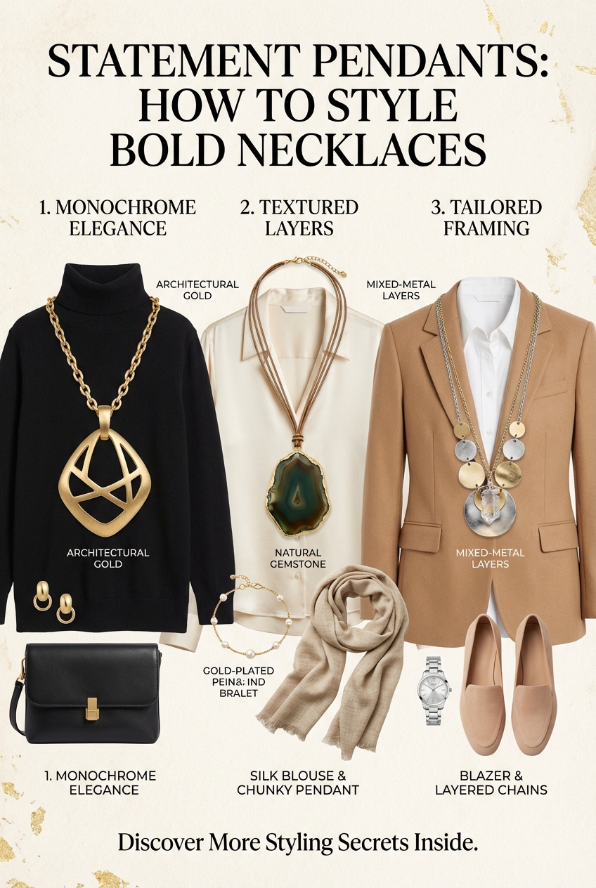 Statement Pendants How To Style Bold Necklaces - photo 4