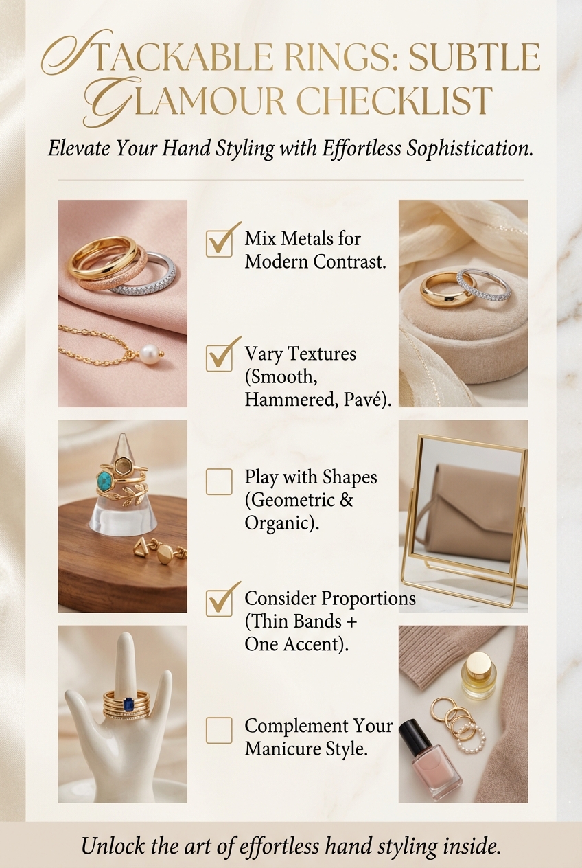 Stackable Rings Adding Subtle Glamour To Your Hands - photo 5