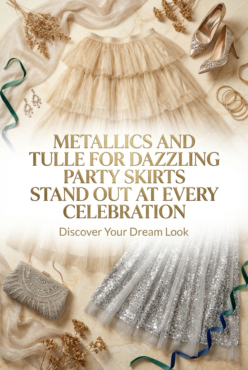 Metallics And Tulle For Dazzling Party Skirts Stand Out At Every Celebration - photo 2