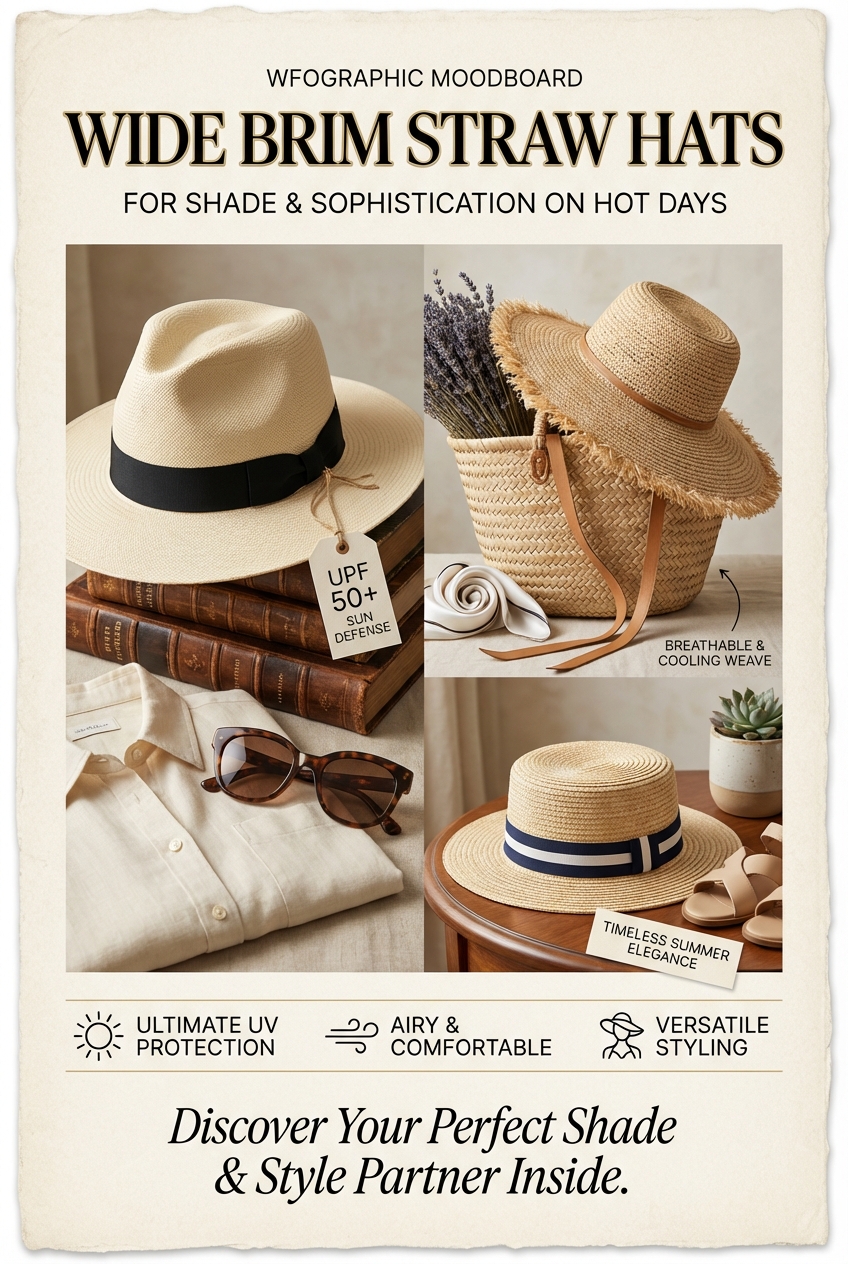 Wide Brim Straw Hats For Shade On Hot Days - photo 4