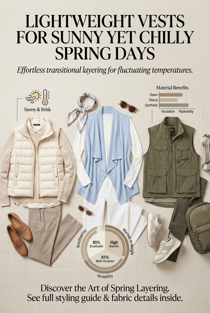 Lightweight Vests For Sunny Yet Chilly Spring Days - photo 3