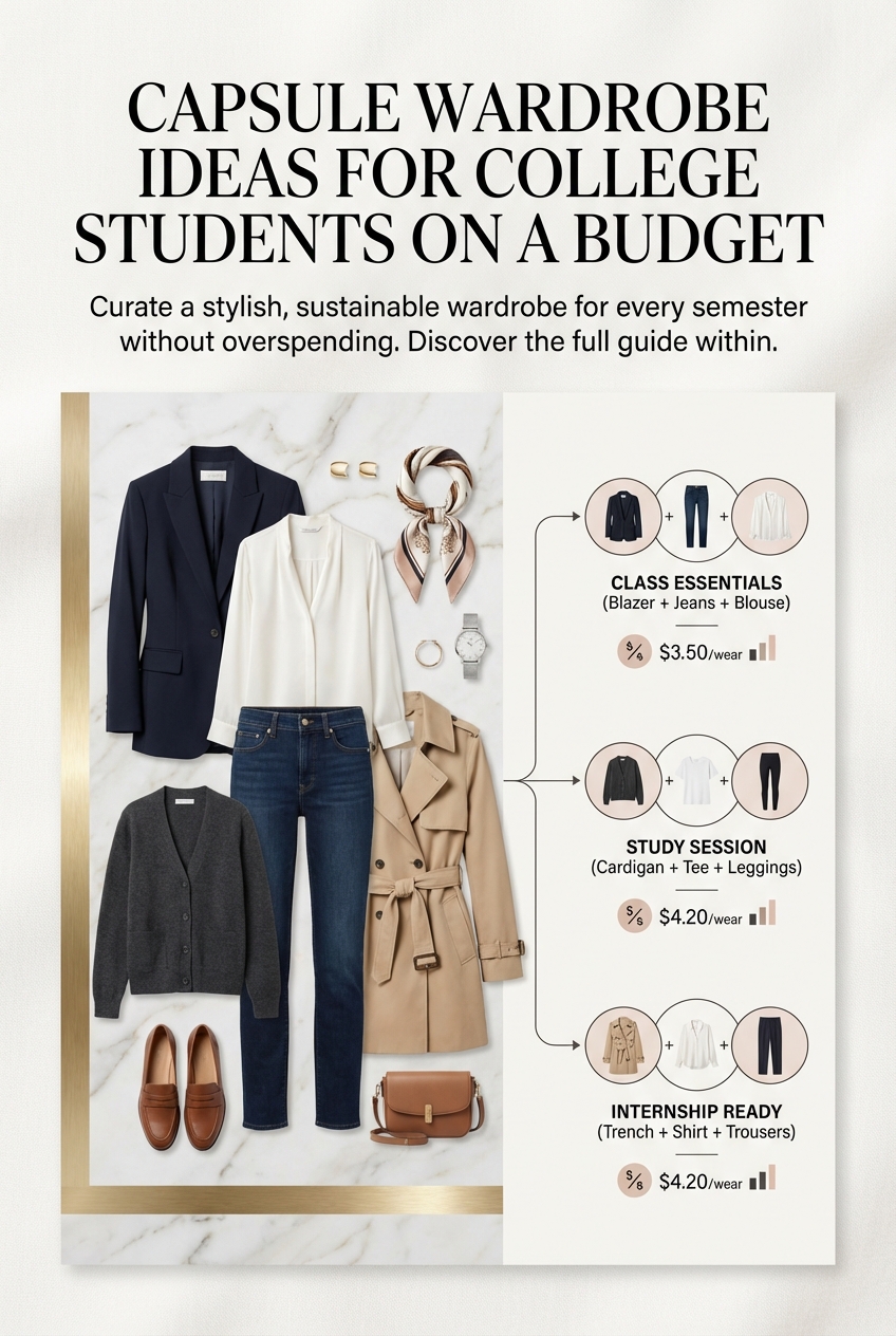 Capsule Wardrobe Ideas For College Students On A Budget - photo 3
