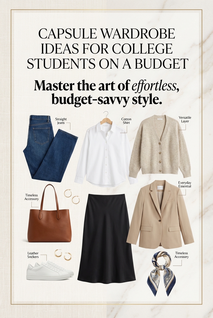 Capsule Wardrobe Ideas For College Students On A Budget - photo 4