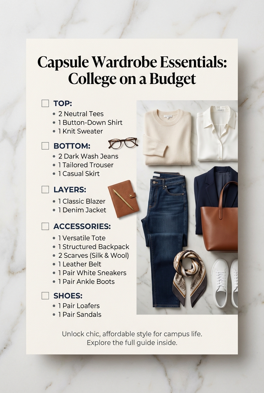 Capsule Wardrobe Ideas For College Students On A Budget - photo 5