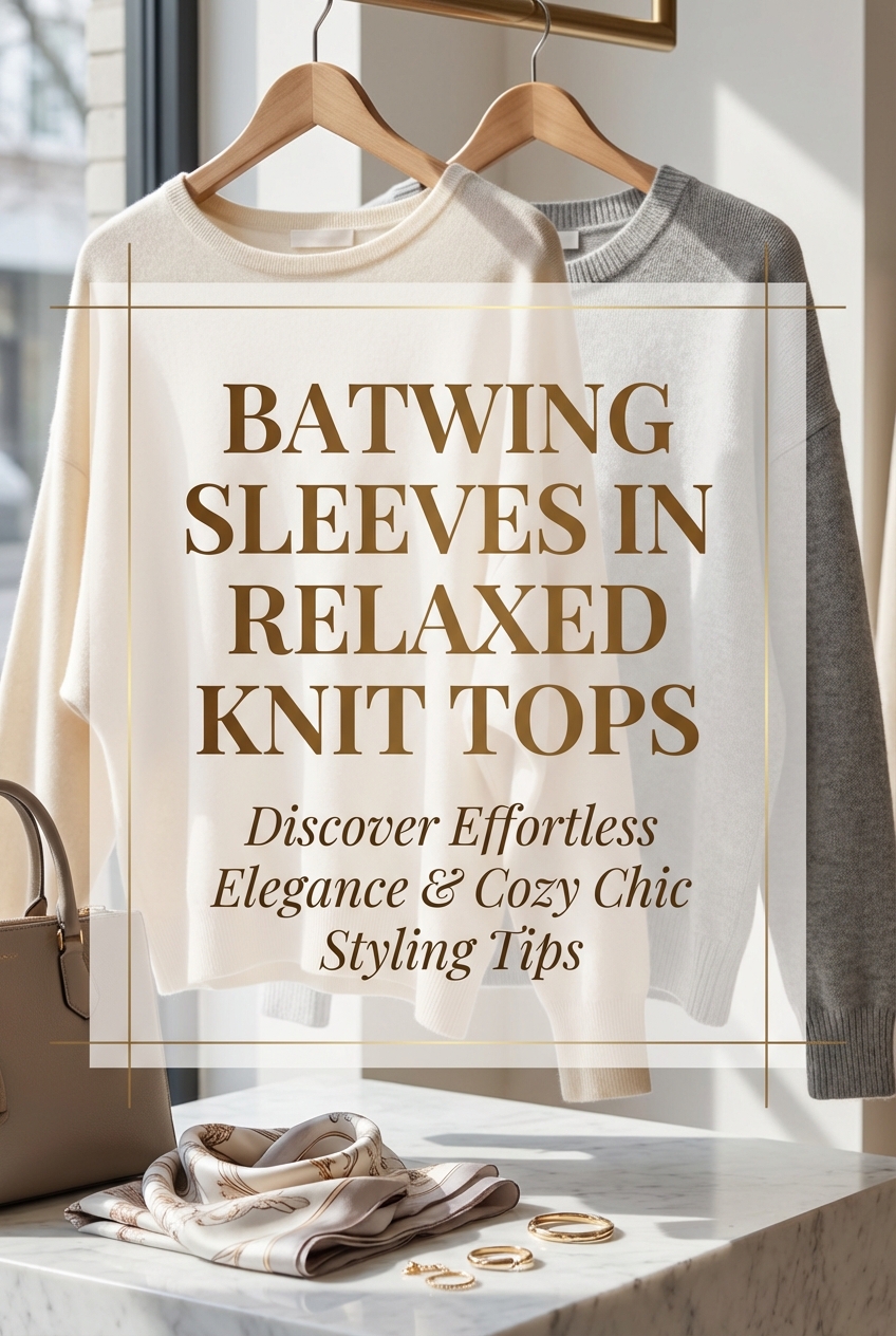 Batwing Sleeves In Relaxed Knit Tops - photo 2