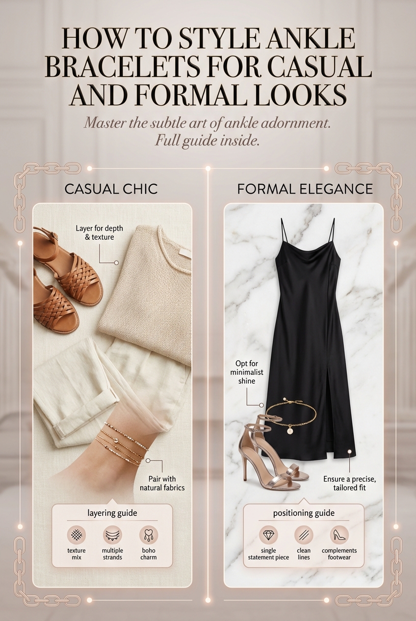How To Style Ankle Bracelets For Casual And Formal Looks - photo 3