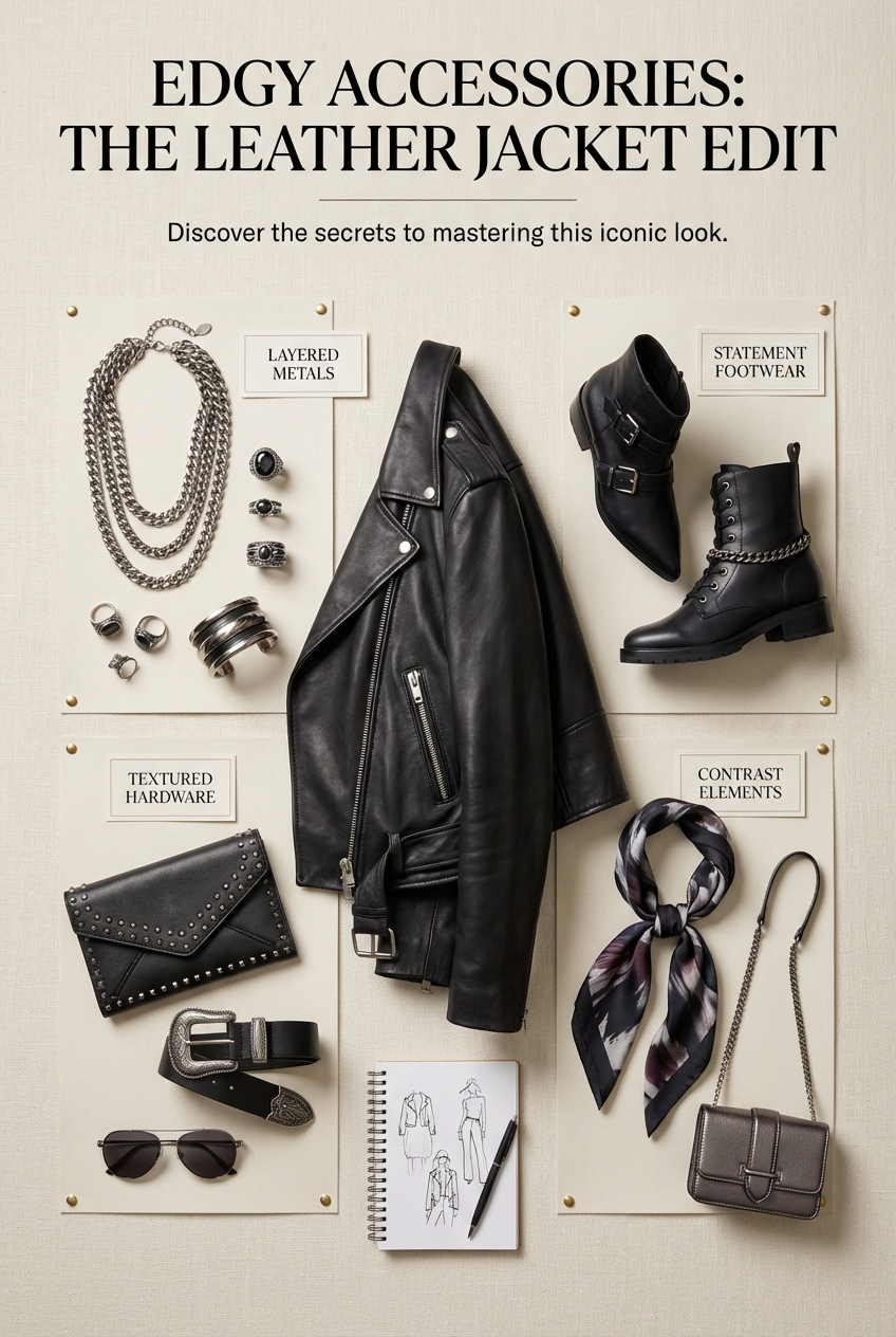 Edgy Accessories For Leather Jacket Outfits - photo 4