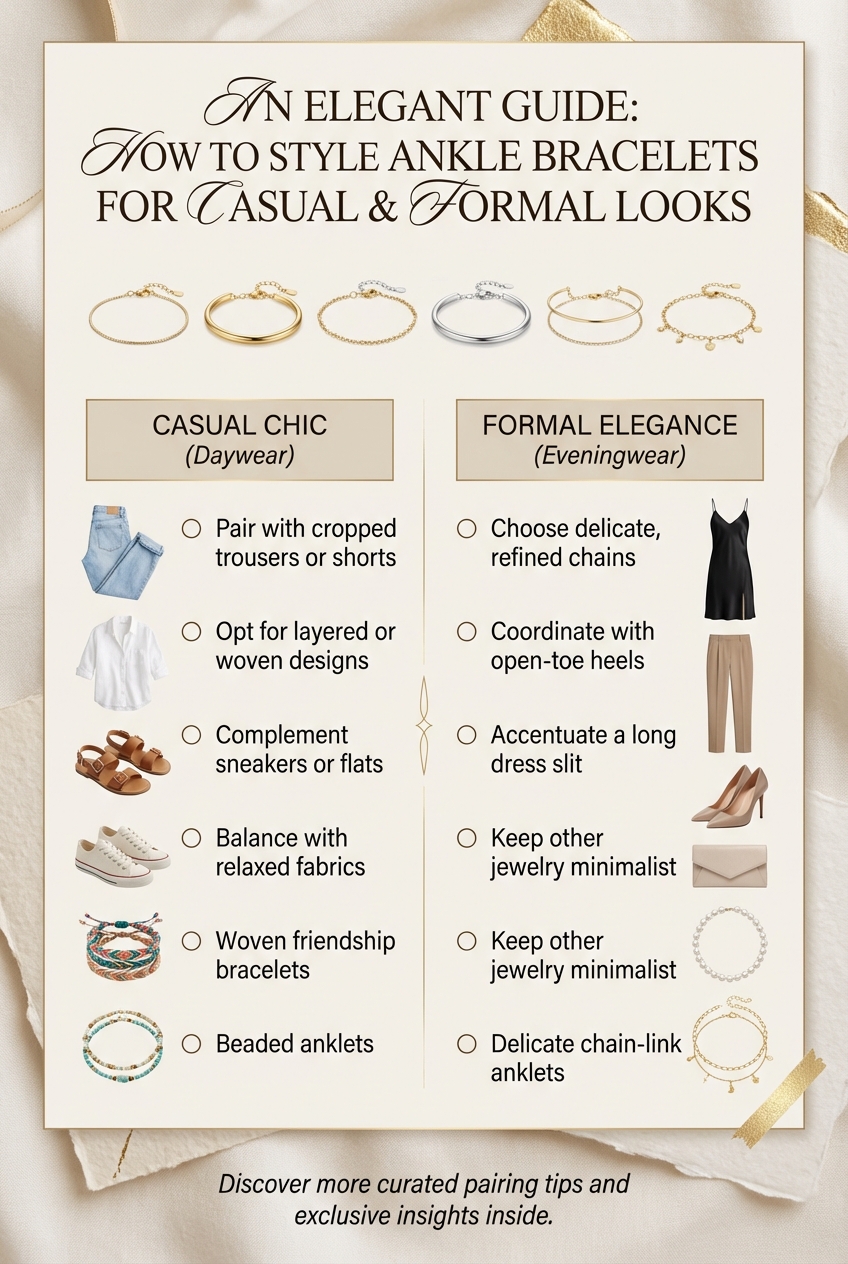 How To Style Ankle Bracelets For Casual And Formal Looks - photo 5