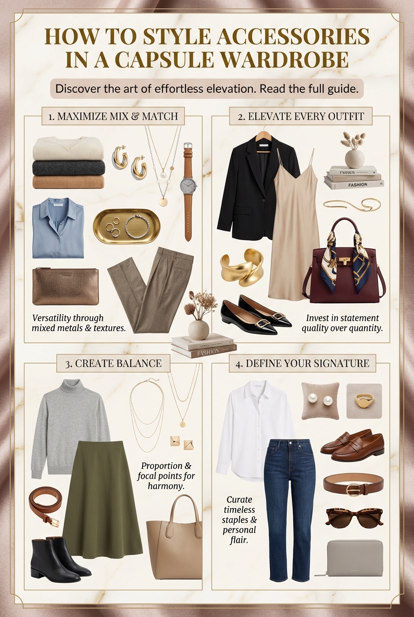 How To Style Accessories In A Capsule Wardrobe - photo 4