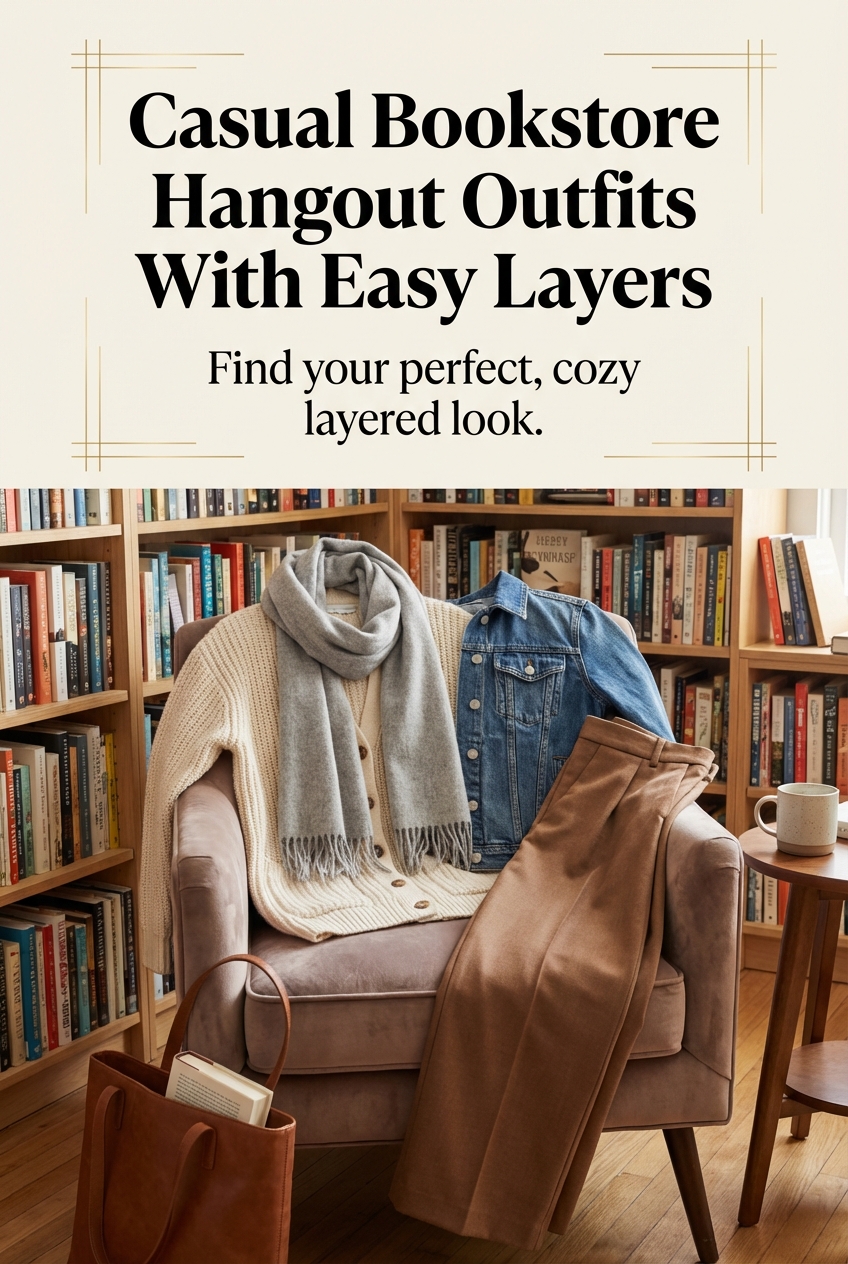 Casual Bookstore Hangout Outfits With Easy Layers - photo 2