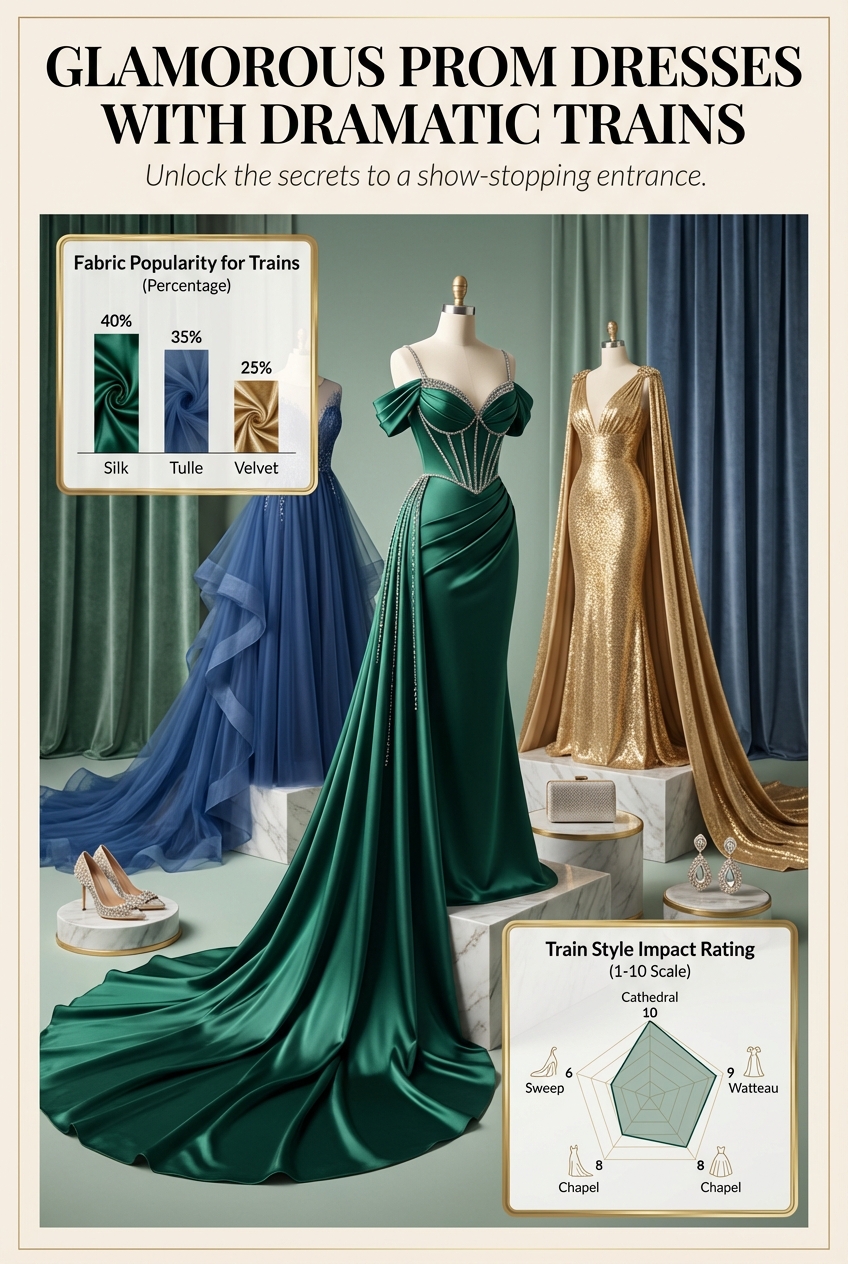 Glamorous Prom Dresses With Dramatic Trains - photo 3