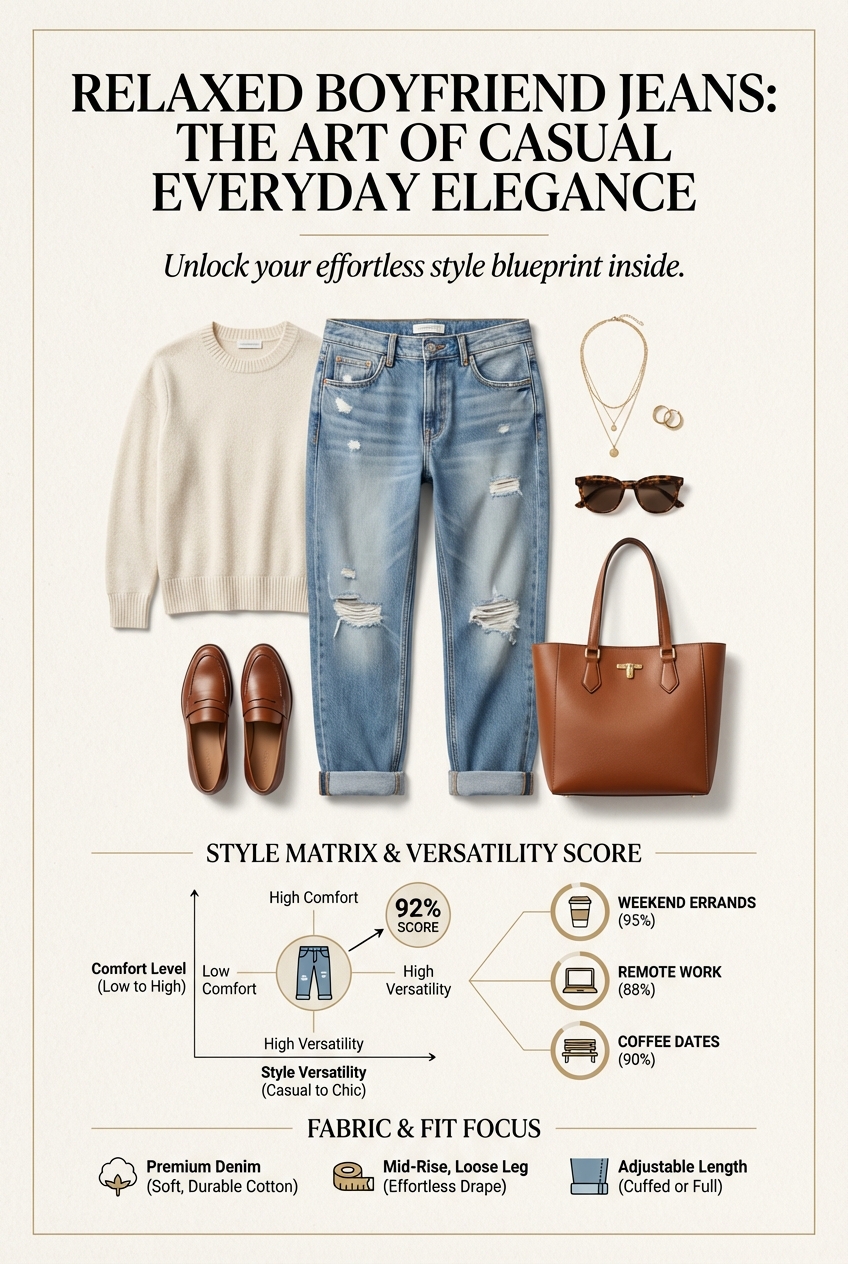 Relaxed Boyfriend Jeans For Casual Everyday Wear - photo 3