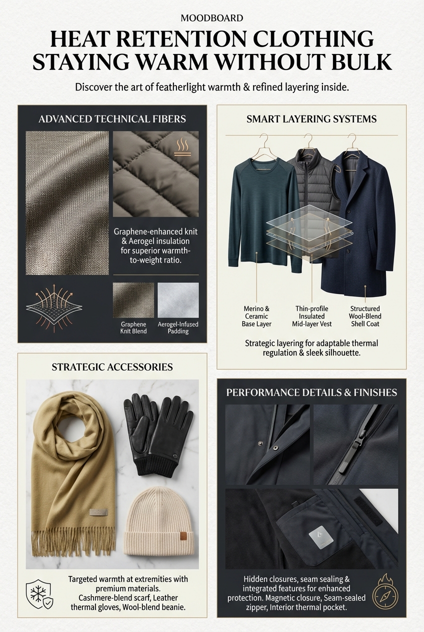 Heat Retention Clothing Staying Warm Without Bulk - photo 4