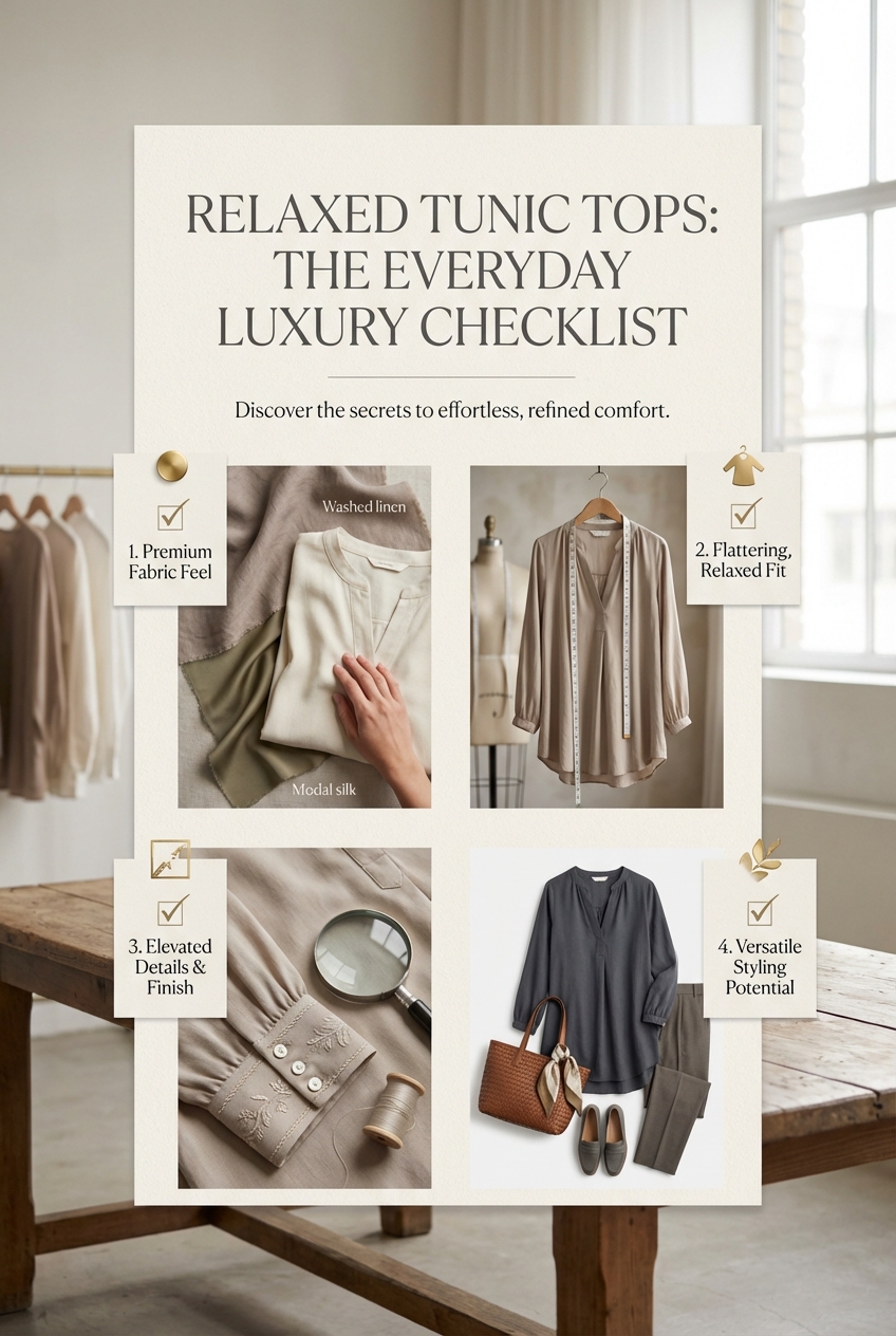 Relaxed Tunic Tops For Everyday Wear - photo 5