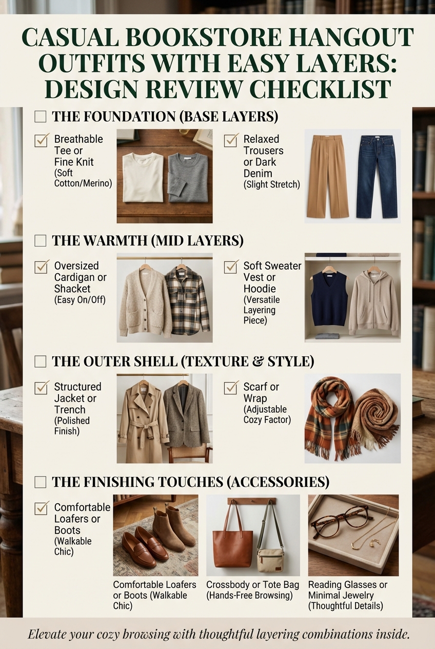 Casual Bookstore Hangout Outfits With Easy Layers - photo 5