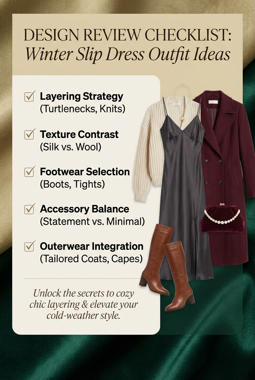 Winter Slip Dress Outfit Ideas - photo 5