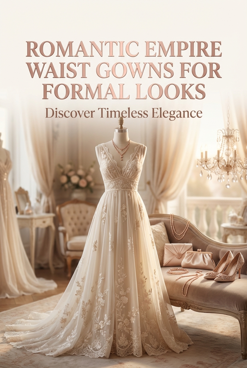 Romantic Empire Waist Gowns For Formal Looks - photo 2